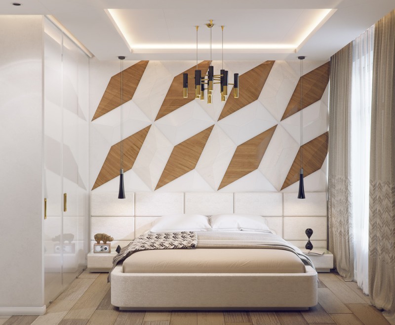 geometricbedroominspiration Archemon Architektura, Design