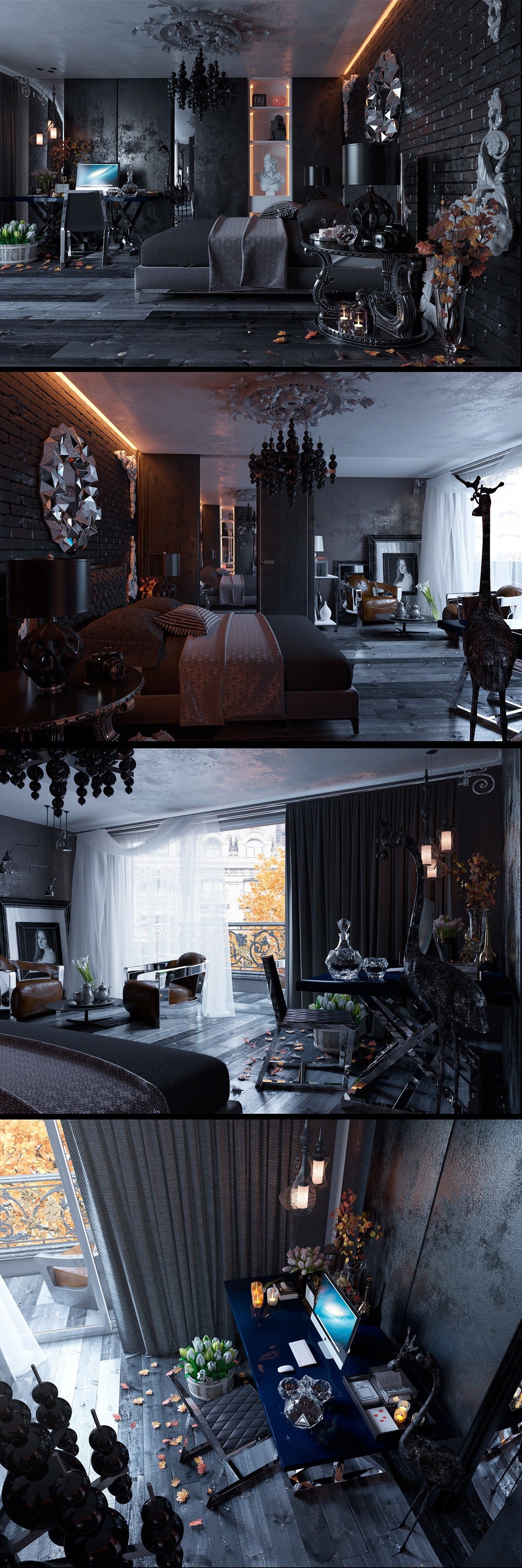 boroque-gothic-modern-dark-masculine-bedroom-design