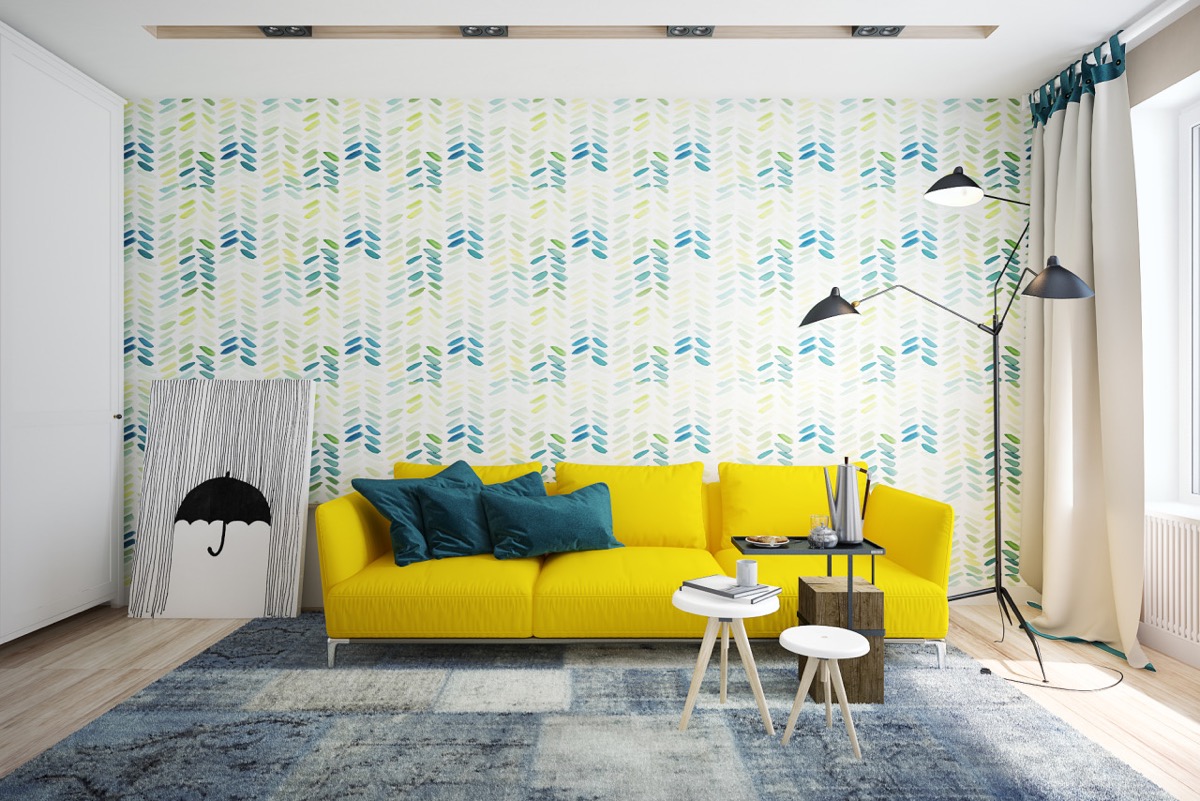 blue-and-yellow-living-room